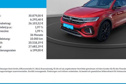 VW T-Roc 15.367 km 30.879 € Leinefelde-Worbis/DE 37327