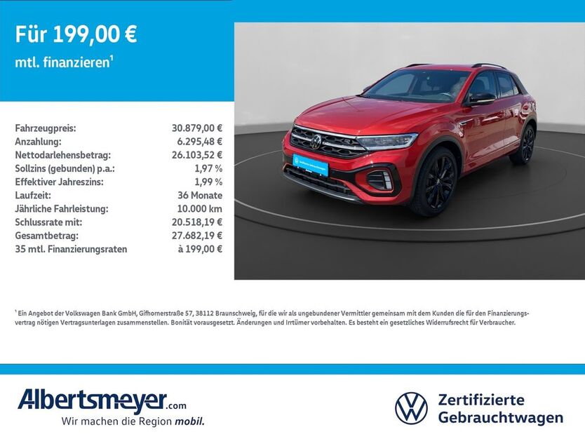VW T-Roc 15.367 km 30.879 € Leinefelde-Worbis/DE 37327
