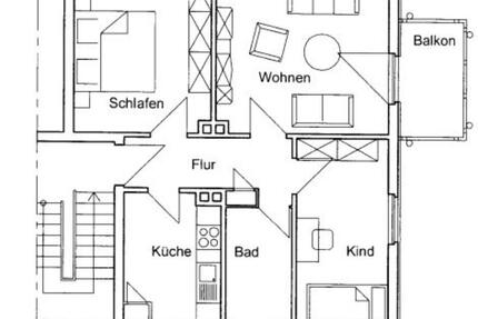 Wohnung Rosdorf - 3 Zimmer, 59 m&sup2;, 470&euro; | Angebot:25239135