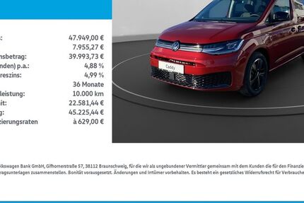 VW Caddy 7.500 km 47.949 € Leinefelde-Worbis/DE 37327