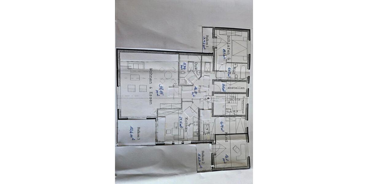 Etagenwohnung Heilbad Heiligenstadt - 6 Zimmer, 150 m&sup2;, 1.250&euro; | Angebot:26194125