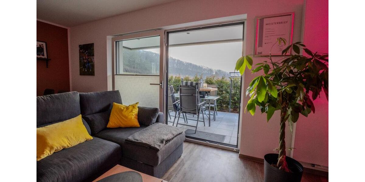 Idyllisch gelegene 2-Zimmer-Terrassenwohnung in Geisleden 2 zimmer