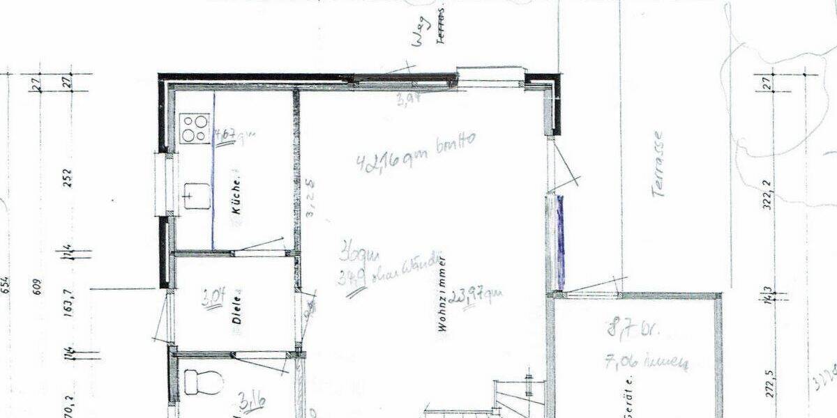 Doppelhaushälfte Moringen Nienhagen - 3 Zimmer, 54 m&sup2;, 89.000&euro; | Angebot:26247765