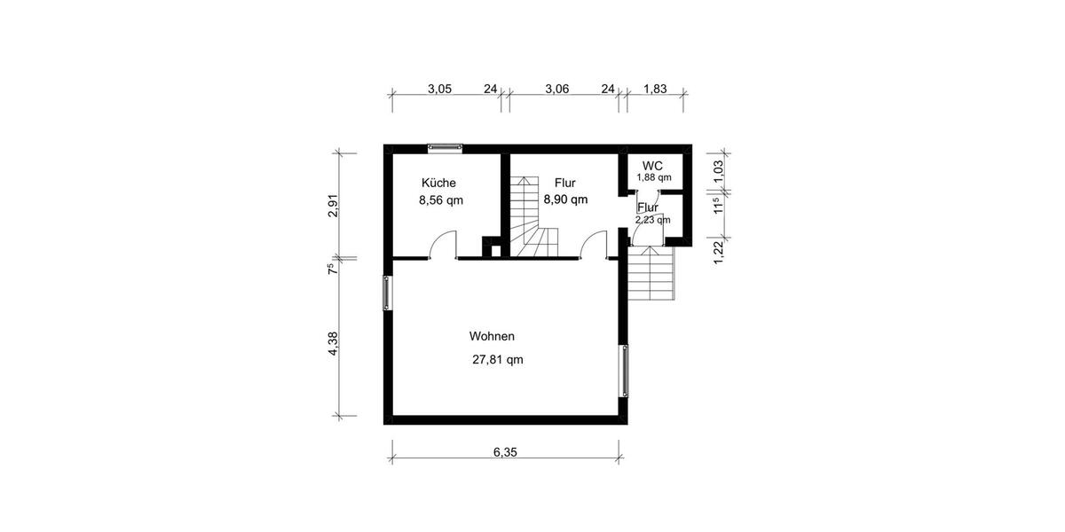 Einfamilienhaus Witzenhausen Albshausen - 4 Zimmer, 110 m&sup2;, 900&euro; | Angebot:25842282