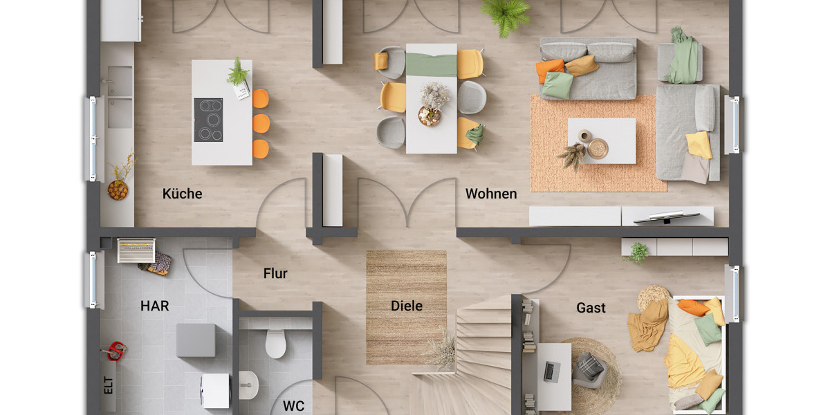 Einfamilienhaus Hardegsen Gladebeck - 5 Zimmer, 158 m&sup2;, 292.250&euro; | Angebot:25691748