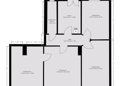 Wohnung Göttingen Oststadt - 4 Zimmer, 86 m&sup2;, 350.000&euro; | Angebot:25978980