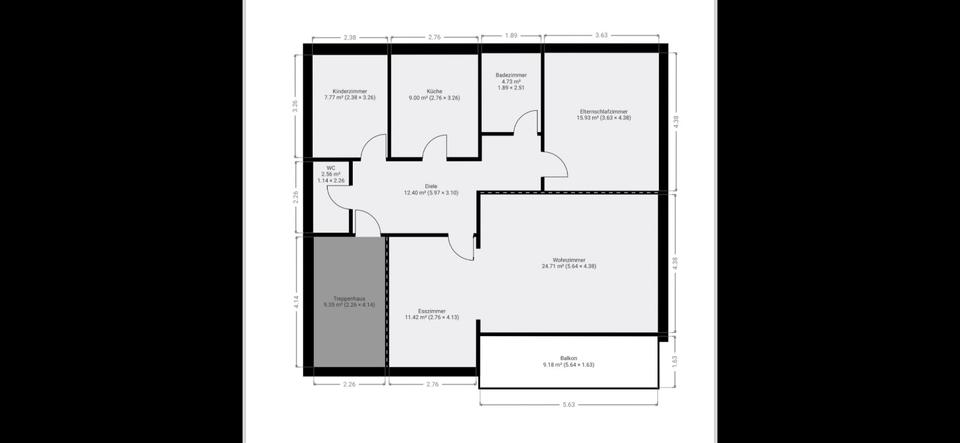 Etagenwohnung Göttingen Elliehausen / Esebeck - 3 Zimmer, 93 m&sup2;, 850&euro; | Angebot:26440245