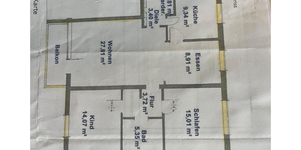 Hochparterre Göttingen Grone - 3 Zimmer, 89 m&sup2;, 205.000&euro; | Angebot:25046429