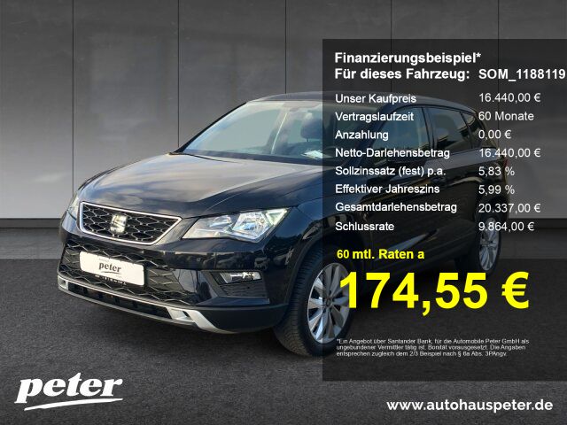 Seat Ateca 98.000 km 16.440 € Göttingen 37079
