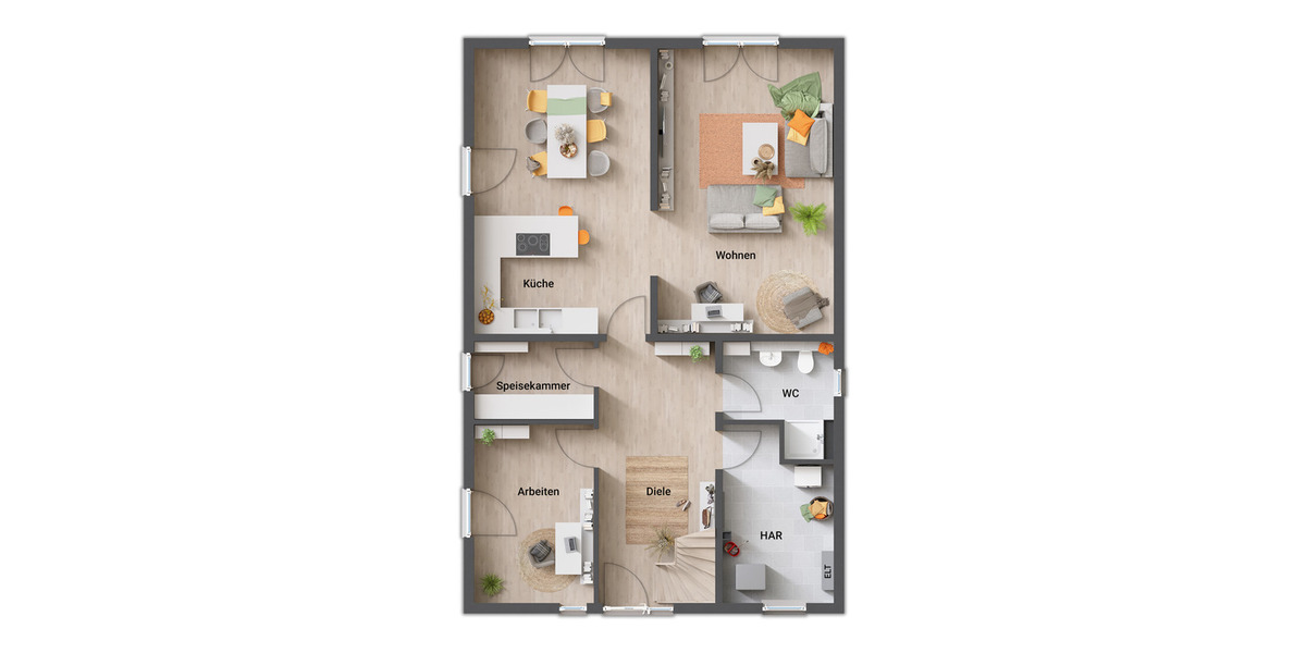 Einfamilienhaus Bad Sooden-Allendorf Allendorf - 4 Zimmer, 129 m&sup2;, 256.950&euro; | Angebot:25737923