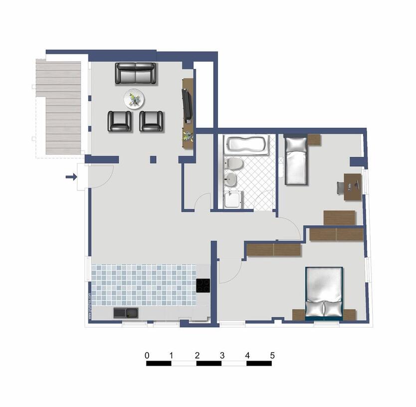 Helle 3-Zimmer-Erdgeschosswohnung in der Innenstadt! zimmer