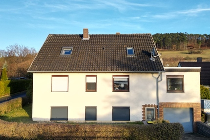 Freistehendes Einfamilienhaus mit viel Platz in schöner Lage von Witzenhausen-Unterrieden - Haus Witzenhausen Neuseesen | Angebot:24862375