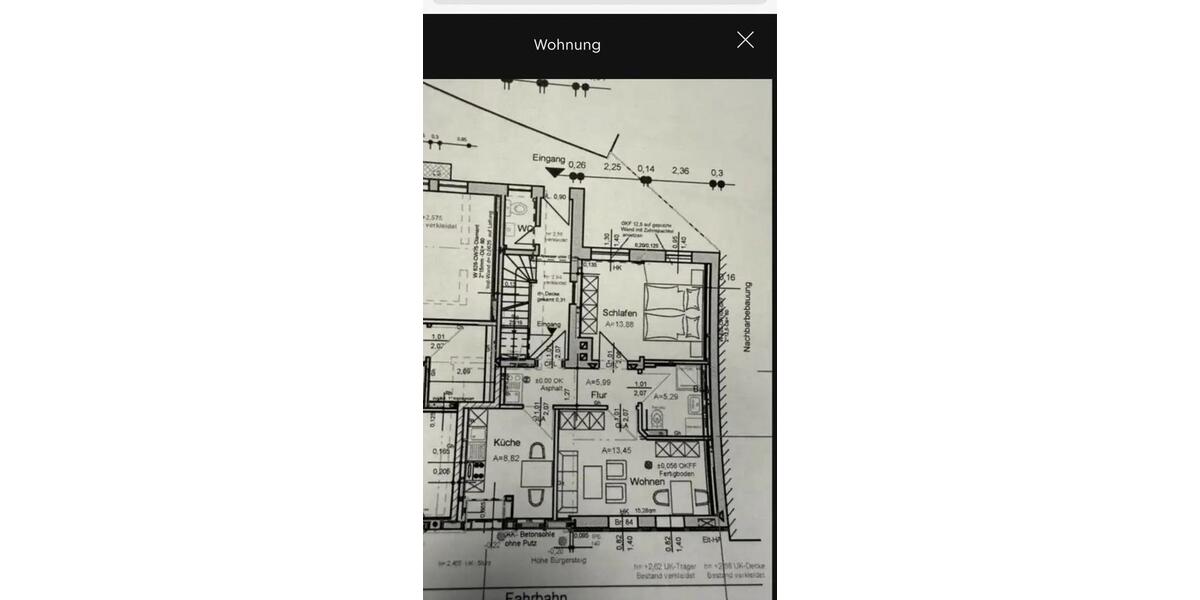 Erdgeschoßwohnung Gieboldehausen - 2 Zimmer, 50 m&sup2;, 345&euro; | Angebot:26615938