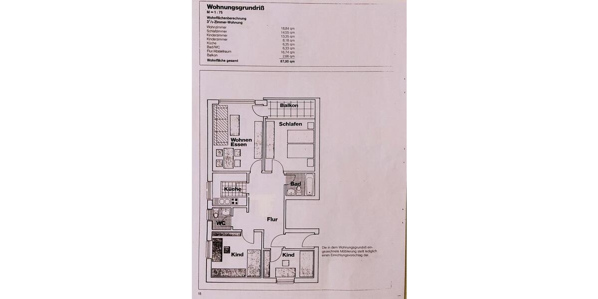 Erdgeschoßwohnung Rosdorf - 4 Zimmer, 87 m&sup2;, 209.000&euro; | Angebot:24609234