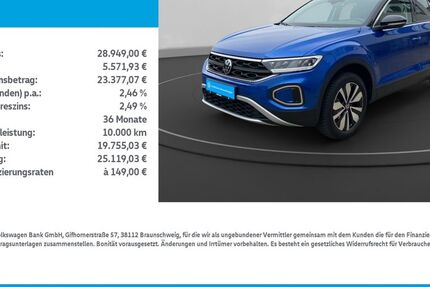 VW T-Roc 14.421 km 28.949 € Leinefelde-Worbis/DE 37327
