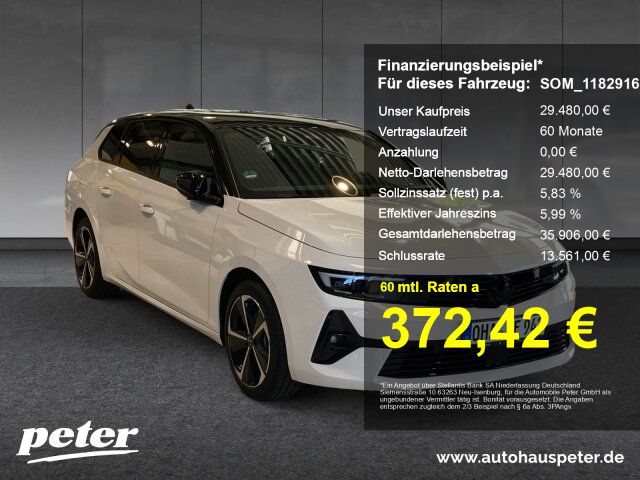 Opel Astra 3.056 km 29.480 € Osterode 37520