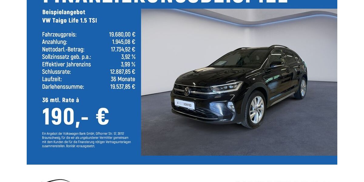 VW Taigo 66.650 km 19.380 &euro; Göttingen 37081
