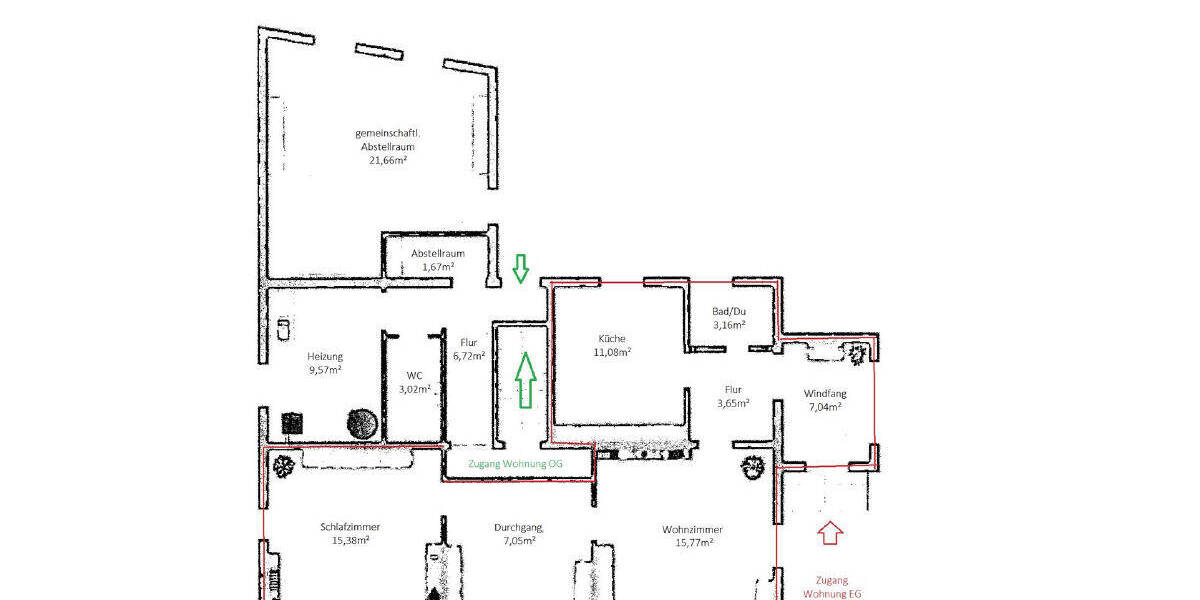 Mehrfamilienhaus, Wohnhaus Gleichen Bremke - 7 Zimmer, 167 m&sup2;, 185.000&euro; | Angebot:25797515