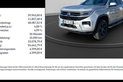 VW Amarok 10.544 km 59.945 € Leinefelde-Worbis/DE 37327