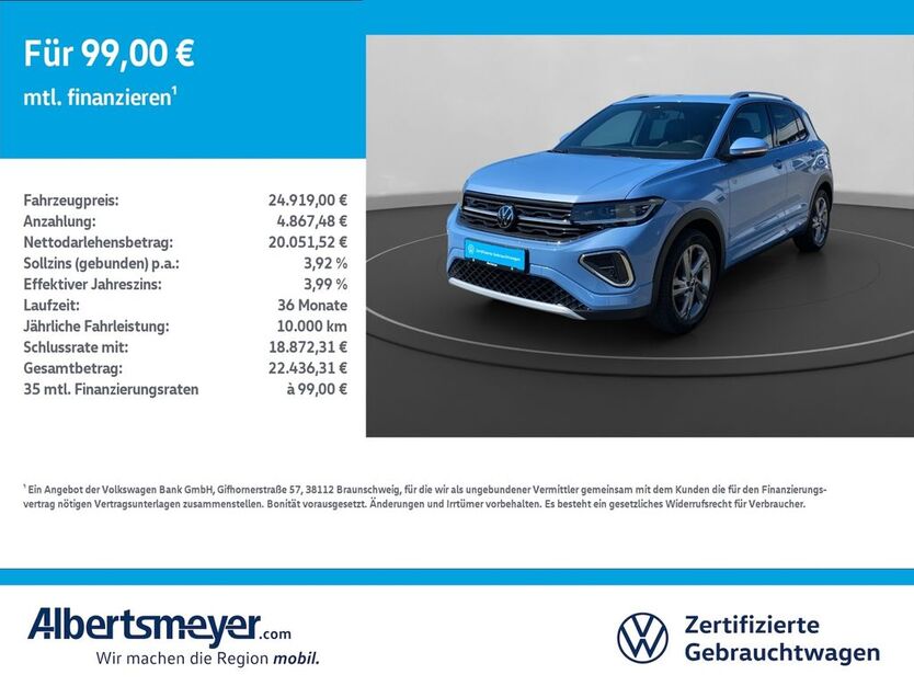 VW T-Cross 14.374 km 23.899 € Leinefelde-Worbis/DE 37327