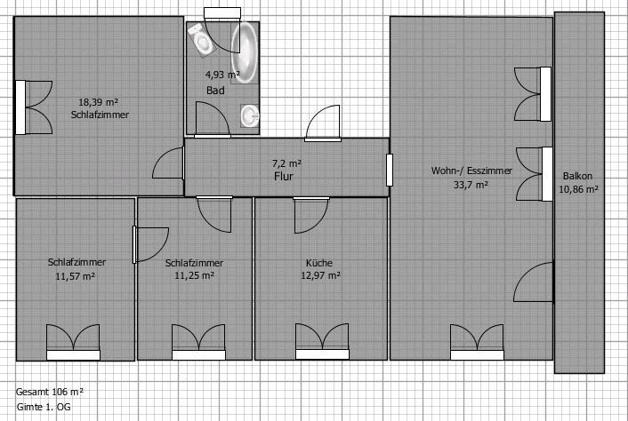 Etagenwohnung Hann. Münden - 4 Zimmer, 104 m&sup2;, 810&euro; | Angebot:26387264