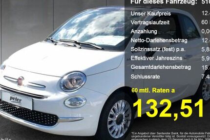 Fiat 500 37.618 km 12.480 € Witzenhausen 37213