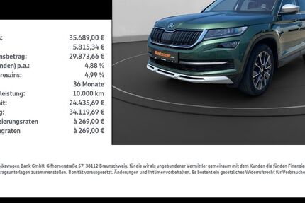 Skoda Kodiaq 74.603 km 35.689 € Leinefelde-Worbis/DE 37327