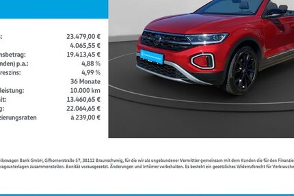 VW T-Roc 39.372 km 23.479 € Leinefelde-Worbis/DE 37327
