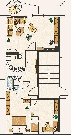 Etagenwohnung Heilbad Heiligenstadt - 3 Zimmer, 62 m&sup2;, 340&euro; | Angebot:26424067