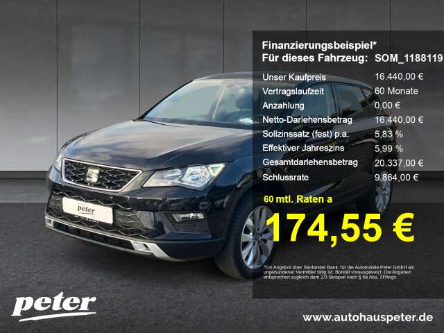 Seat Ateca 98.000 km 16.440 € Göttingen 37079