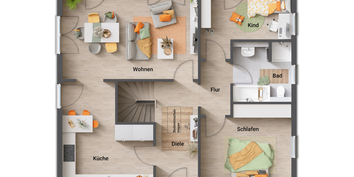 Bungalow Moringen - 4 Zimmer, 90 m&sup2;, 217.950&euro; | Angebot:25691756