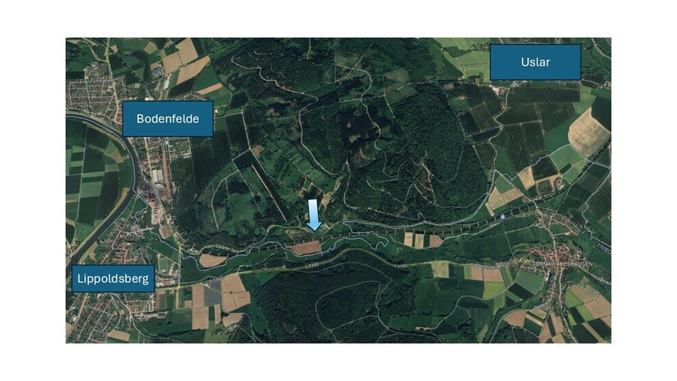 ungepflegte und ggf. belastete Holzungsfläche östlich von Bodenfelde zimmer