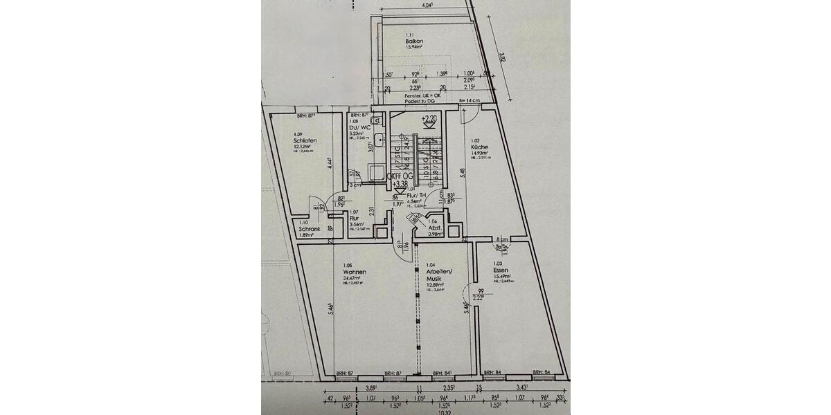 Etagenwohnung Dransfeld - 2.5 Zimmer, 103 m&sup2;, 850&euro; | Angebot:25407771