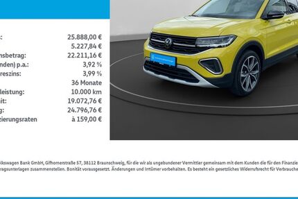VW T-Cross 14.398 km 25.888 € Leinefelde-Worbis/DE 37327