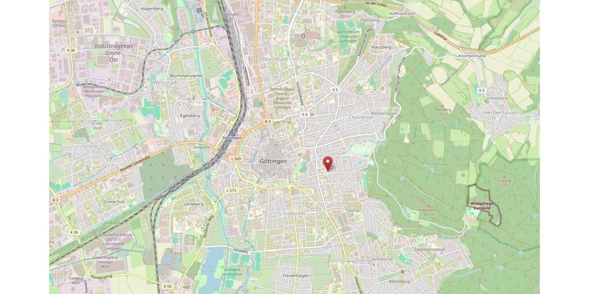 Etagenwohnung Göttingen Oststadt - 2 Zimmer, 53 m&sup2;, 229.000&euro; | Angebot:26875195