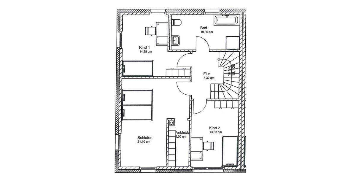 Etagenwohnung Northeim - 4 Zimmer, 135 m&sup2;, 1.250&euro; | Angebot:25505838
