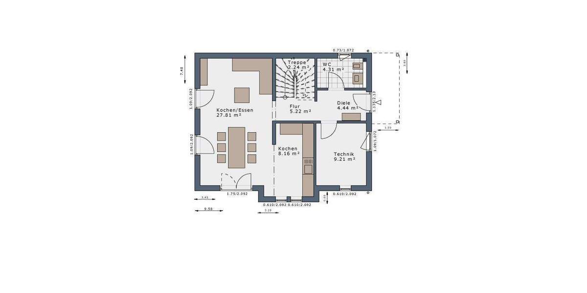 Einfamilienhaus Witzenhausen Unterrieden - 4 Zimmer, 120 m&sup2;, 331.281&euro; | Angebot:25772949