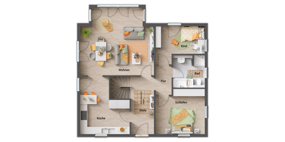 Bungalow Reinhardshagen Veckerhagen - 4 Zimmer, 90 m&sup2;, 212.950&euro; | Angebot:25691710