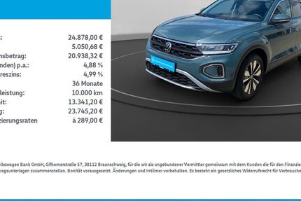 VW T-Roc 17.485 km 24.878 € Leinefelde-Worbis/DE 37327