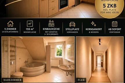 Wohnung Hardegsen - 5 Zimmer, 155 m&sup2;, 1.227&euro; | Angebot:27607260