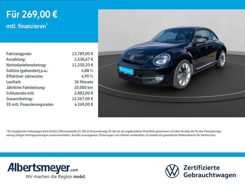 VW Beetle 101.085 km 13.789 € Leinefelde-Worbis/DE 37327