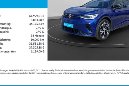 VW ID.4 9.850 km 44.999 € Leinefelde-Worbis/DE 37327