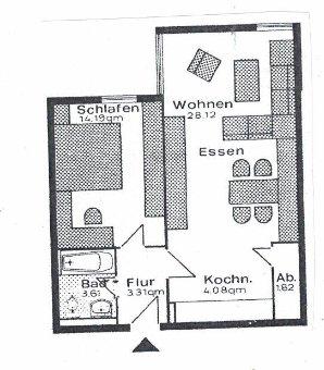 Etagenwohnung Göttingen Grone - 2 Zimmer, 55 m&sup2;, 910&euro; | Angebot:26364189
