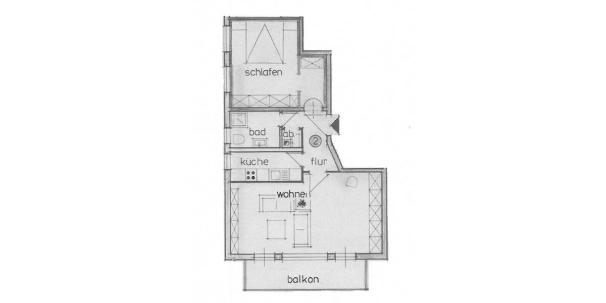 Etagenwohnung Northeim - 2 Zimmer, 64 m&sup2;, 600&euro; | Angebot:26379736