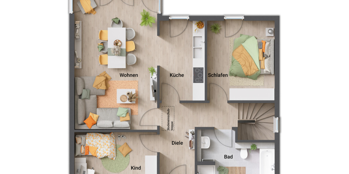 Bungalow Nörten-Hardenberg Lütgenrode - 4 Zimmer, 77 m&sup2;, 201.650&euro; | Angebot:25700337