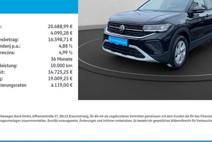 VW T-Cross 14.627 km 20.689 € Leinefelde-Worbis/DE 37327