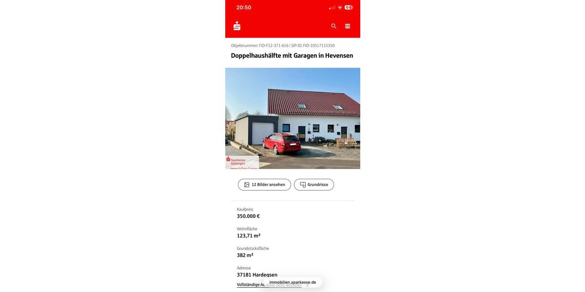 Doppelhaushälfte Hardegsen - 5 Zimmer, 124 m&sup2;, 350.000&euro; | Angebot:26966104