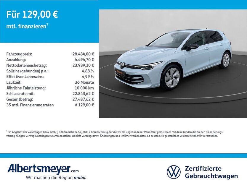 VW Golf 22.950 km 28.434 € Leinefelde-Worbis/DE 37327