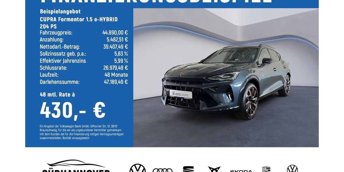 Cupra Formentor 7.000 km 44.890 &euro; Göttingen 37081