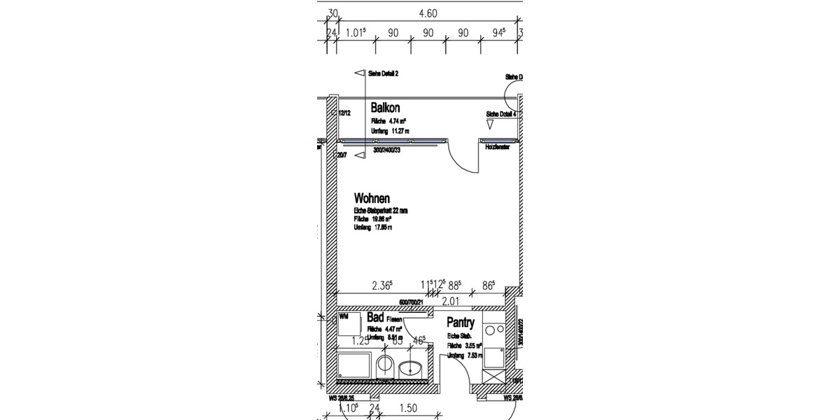 Etagenwohnung Göttingen Roringen - 1 Zimmer, 31 m&sup2;, 450&euro; | Angebot:25281661